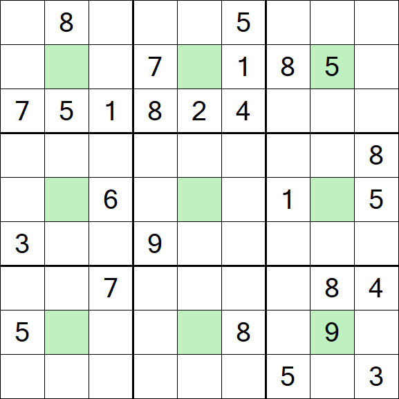 Center Dot Sudoku - Hard