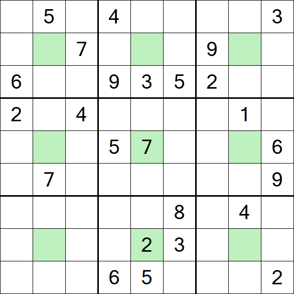 Center Dot Sudoku - Difficile