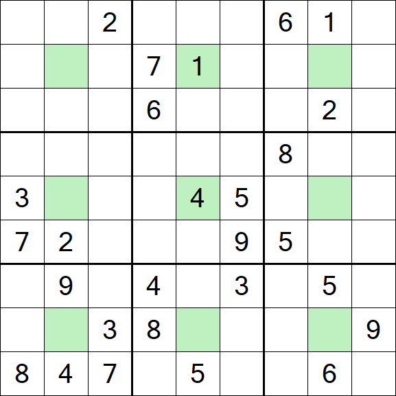 Center Dot Sudoku - Hard