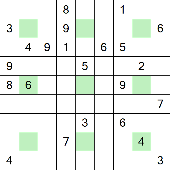 Center Dot Sudoku - Difícil