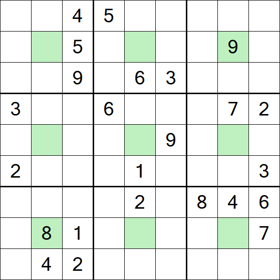 Center Dot Sudoku - Hard