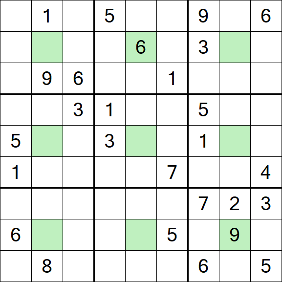 Center Dot Sudoku - Hard