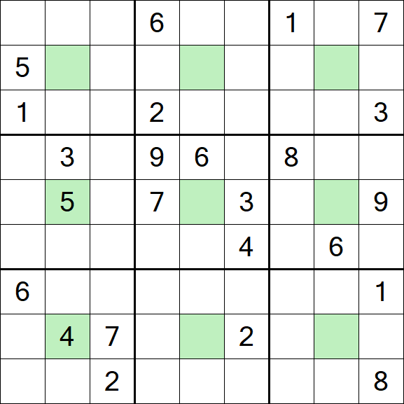 Center Dot Sudoku - Difficile