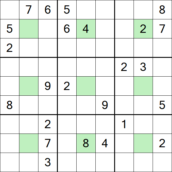 Center Dot Sudoku - Difícil