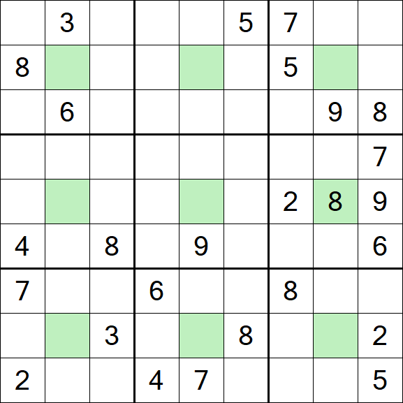 Center Dot Sudoku - Hard