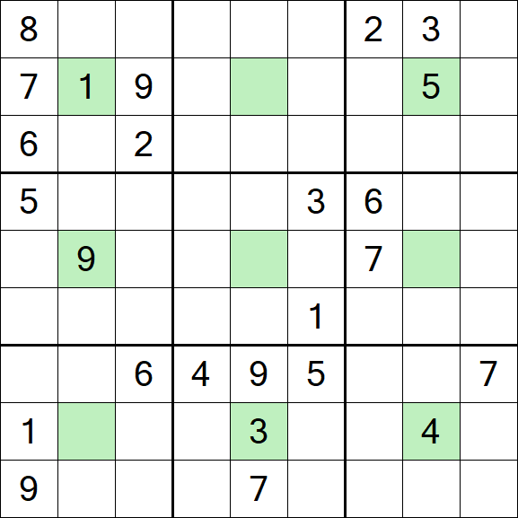 Center Dot Sudoku - Difficile