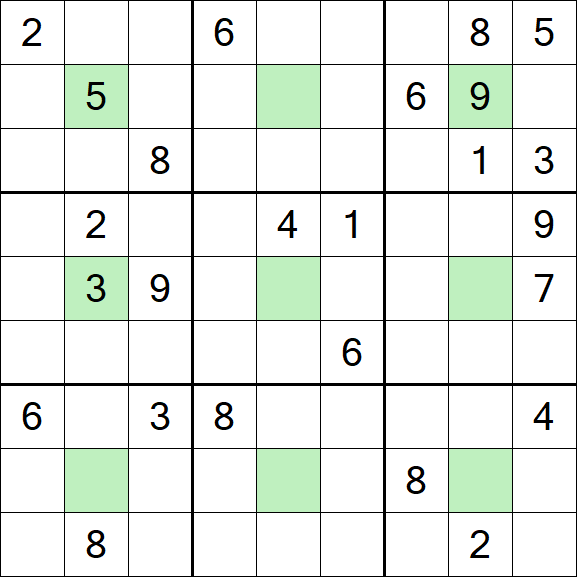 Center Dot Sudoku - Difficile
