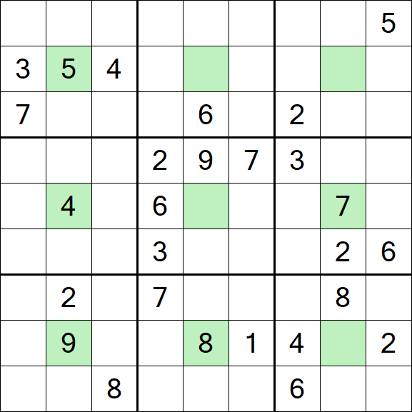 Center Dot Sudoku - Hard