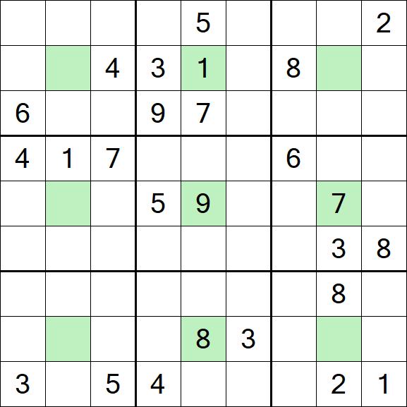 Center Dot Sudoku - Hard