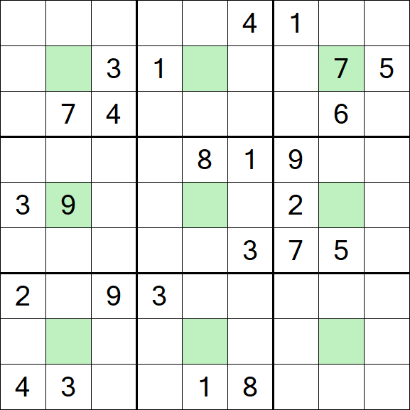 Center Dot Sudoku - Difficile