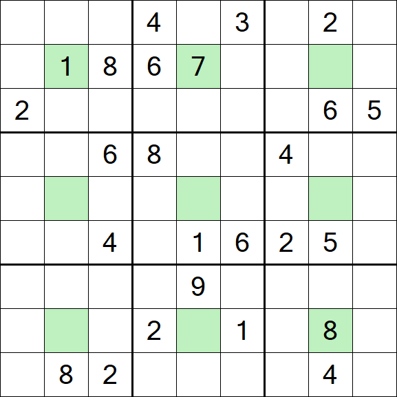 Center Dot Sudoku - Difficile