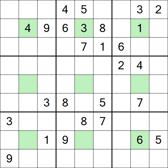 Center Dot Sudoku - Difficile