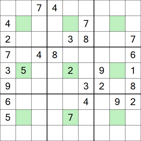 Center Dot Sudoku - Difficile