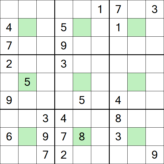 Center Dot Sudoku - Difficile