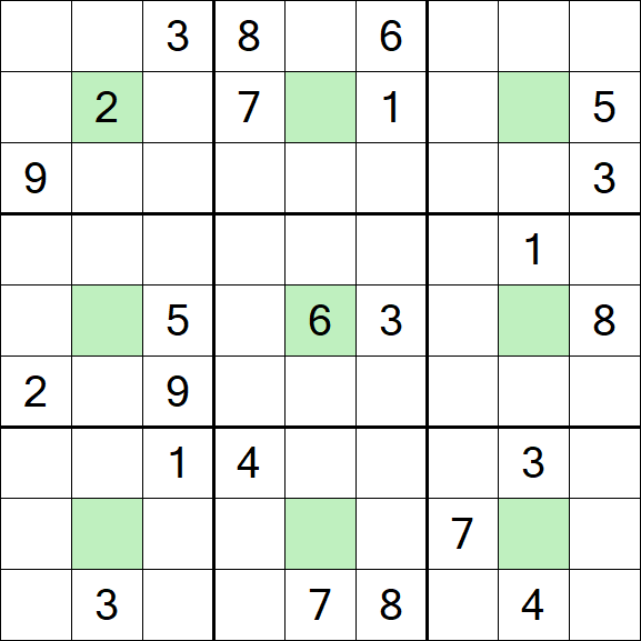 Center Dot Sudoku - Difficile