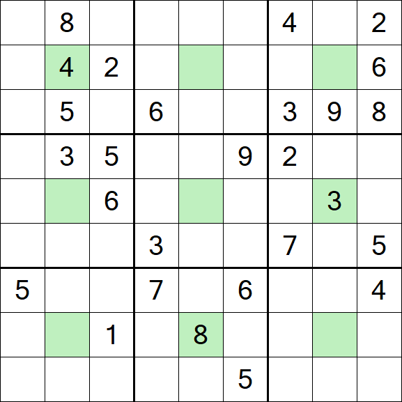 Center Dot Sudoku - Difficile