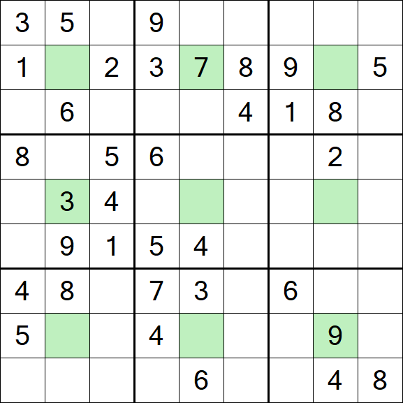 Center Dot Sudoku - Medium