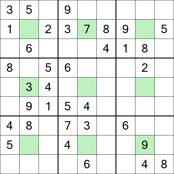 Center Dot Sudoku - Easy 