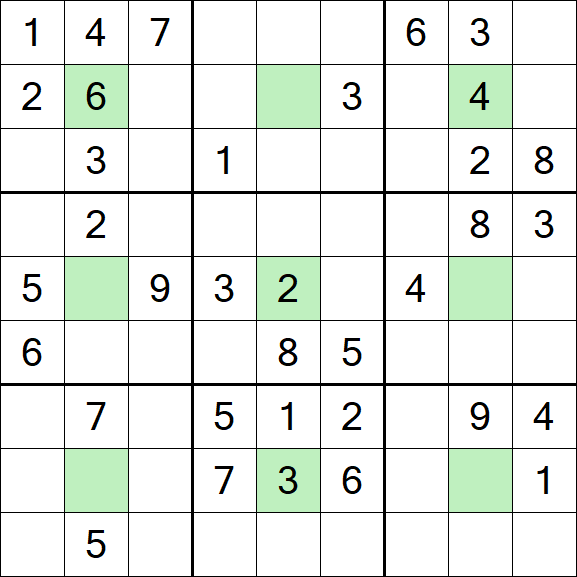 Center Dot Sudoku - Medium