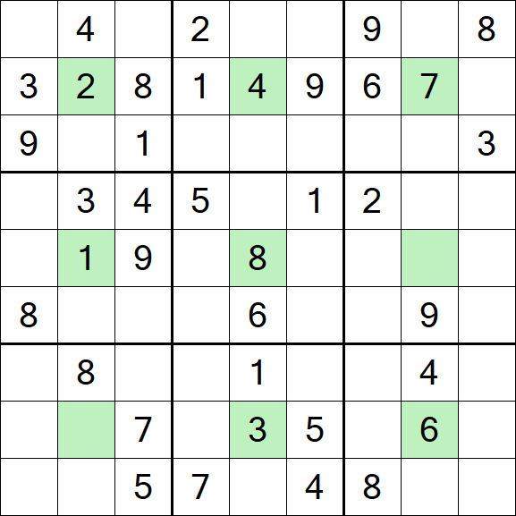Center Dot Sudoku - Medium