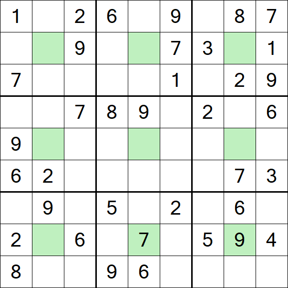 Center Dot Sudoku - Medium