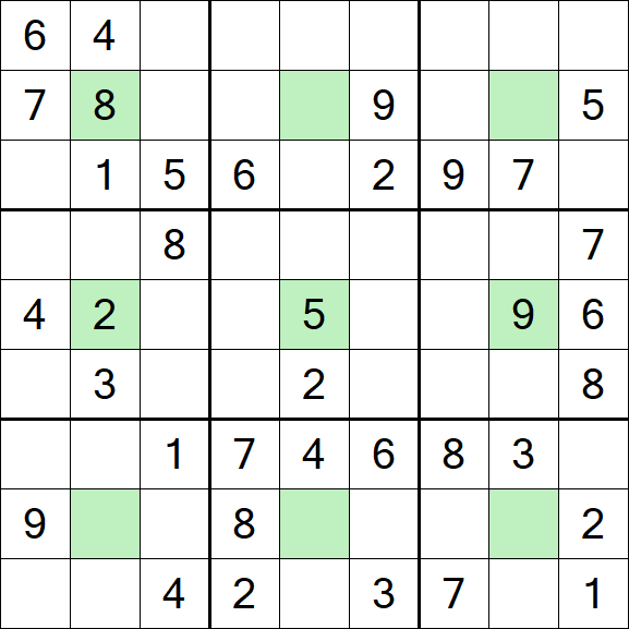 Center Dot Sudoku - Medium