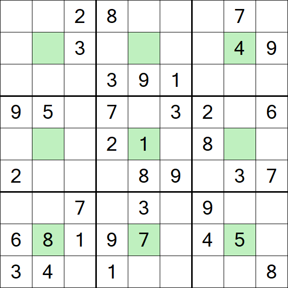 Center Dot Sudoku - Medium