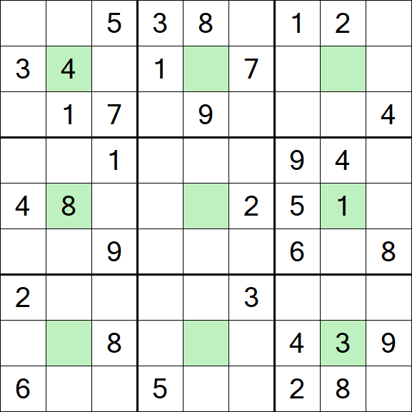 Center Dot Sudoku - Medium
