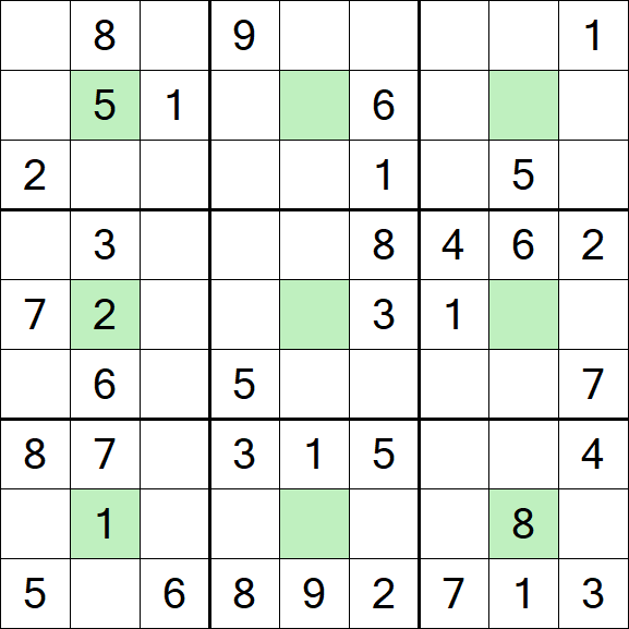Center Dot Sudoku - Medium