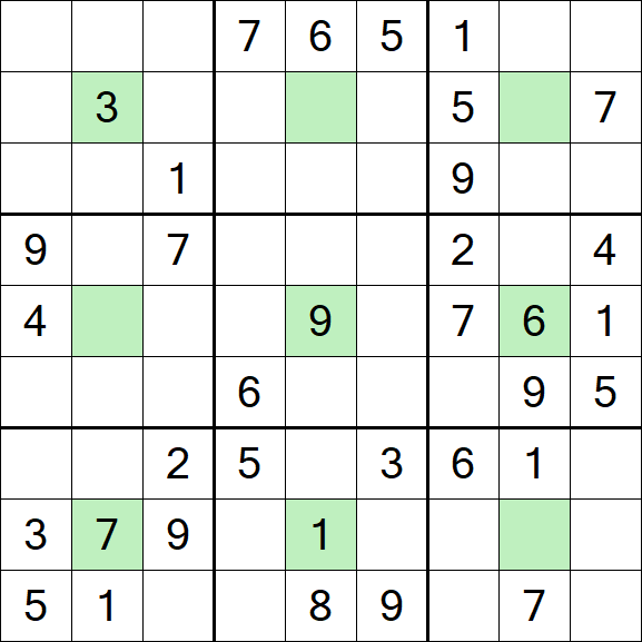 Center Dot Sudoku - Medium