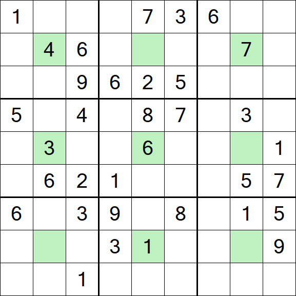 Center Dot Sudoku - Medium