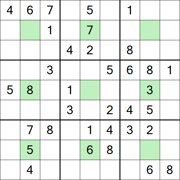 Center Dot Sudoku - Medium