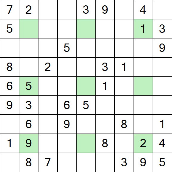 Center Dot Sudoku - Moyen