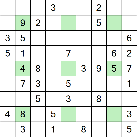 Center Dot Sudoku - Medio