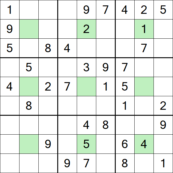 Center Dot Sudoku - Medium
