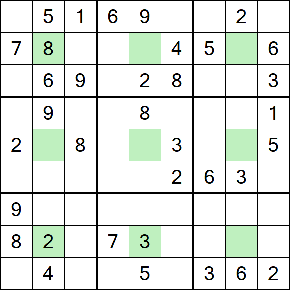 Center Dot Sudoku - Medium