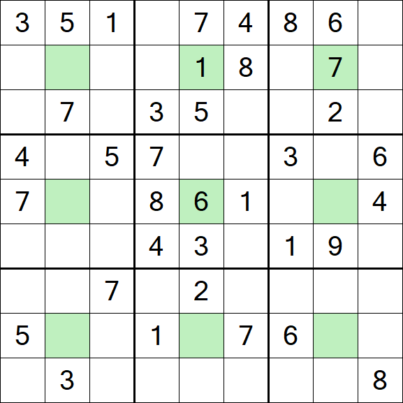 Center Dot Sudoku - Medium