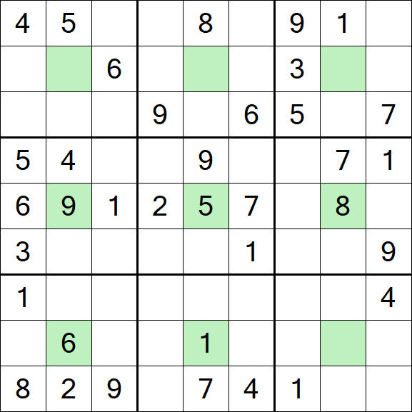 Center Dot Sudoku - Medium