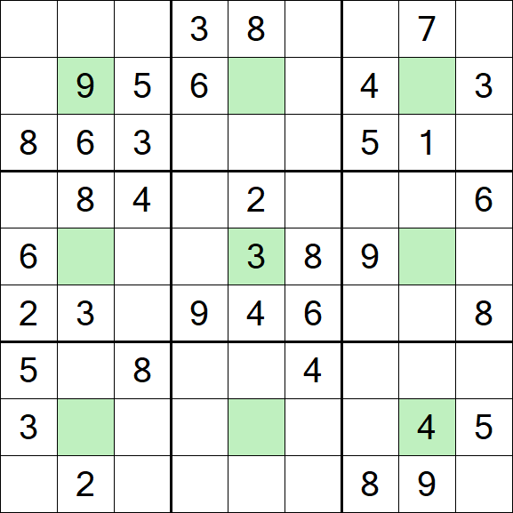 Center Dot Sudoku - Medium