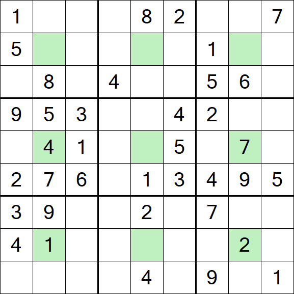 Center Dot Sudoku - Medium