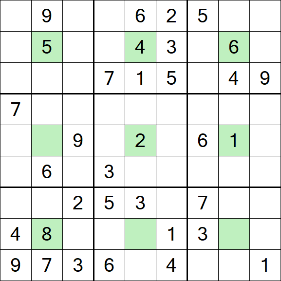 Center Dot Sudoku - Medium