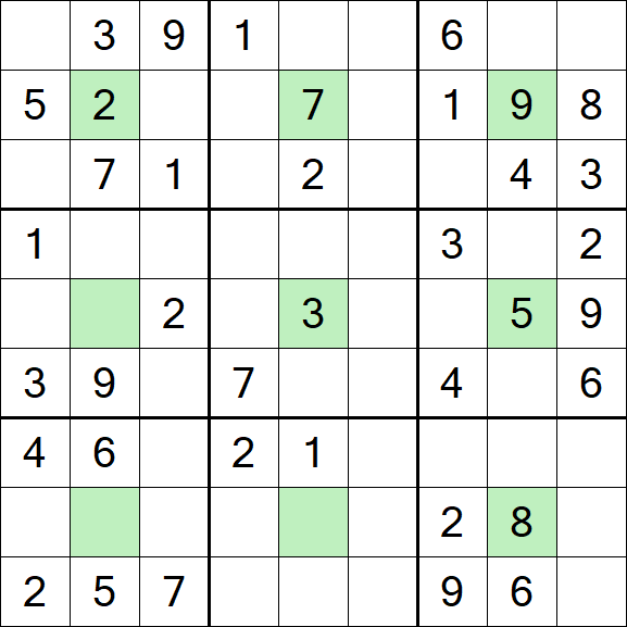 Center Dot Sudoku - Medio