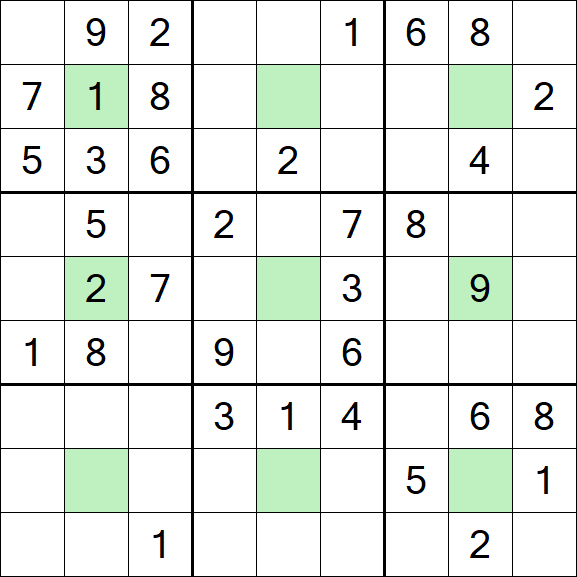 Center Dot Sudoku - Moyen