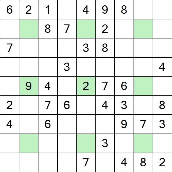 Center Dot Sudoku - Moyen