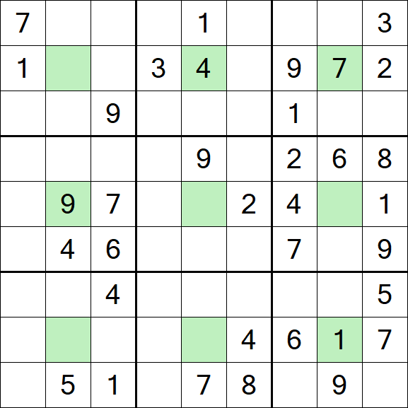 Center Dot Sudoku - Medium
