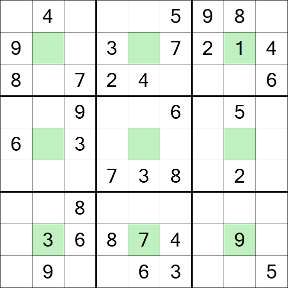 Center Dot Sudoku - Moyen