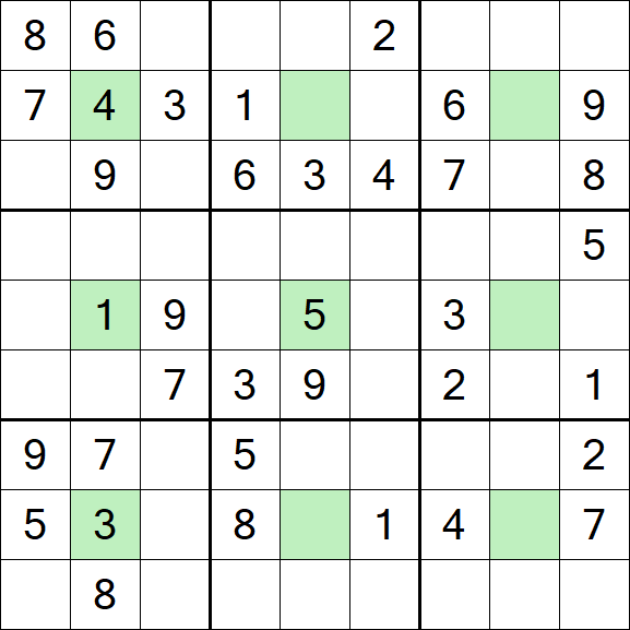Center Dot Sudoku - Medium