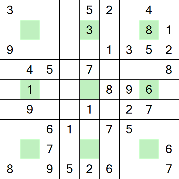 Center Dot Sudoku - Medium