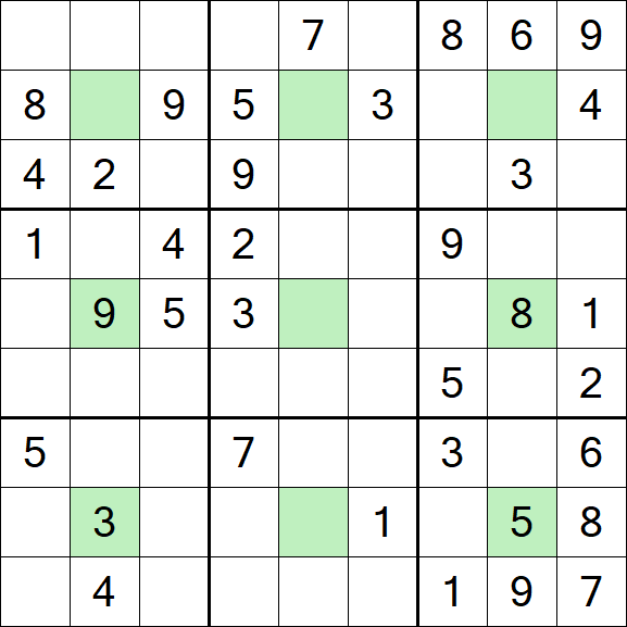 Center Dot Sudoku - Medio