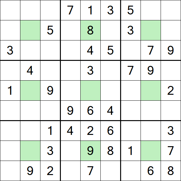 Center Dot Sudoku - Médio